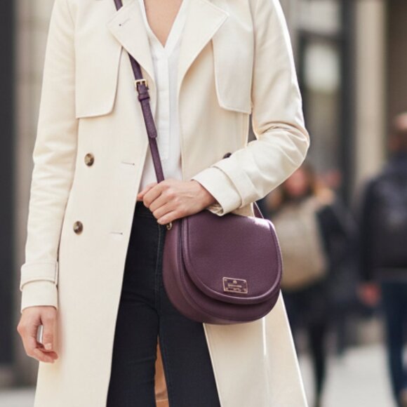 kate spade Handbags - Kate Spade Roulette Pebble Leather Crossbody